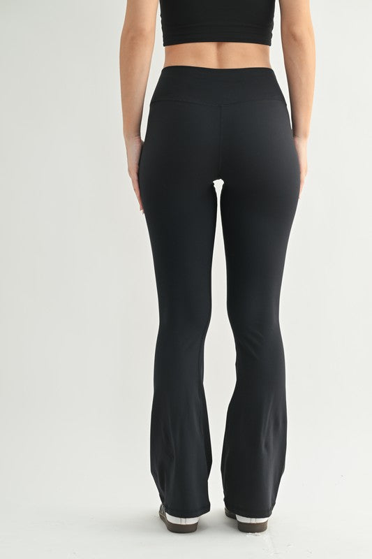 Venice Scrunch Waist Flared Pants