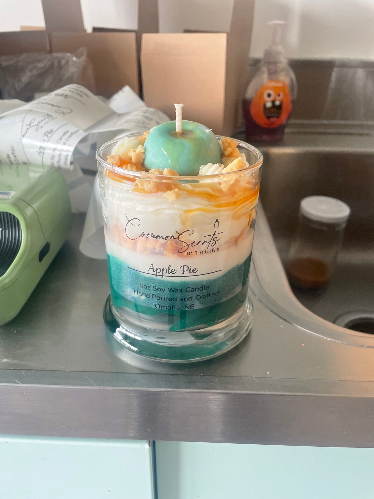 Apple Pie à la Mode 8oz Dessert Candle