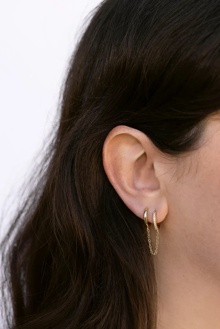 Elliot Double Hoops