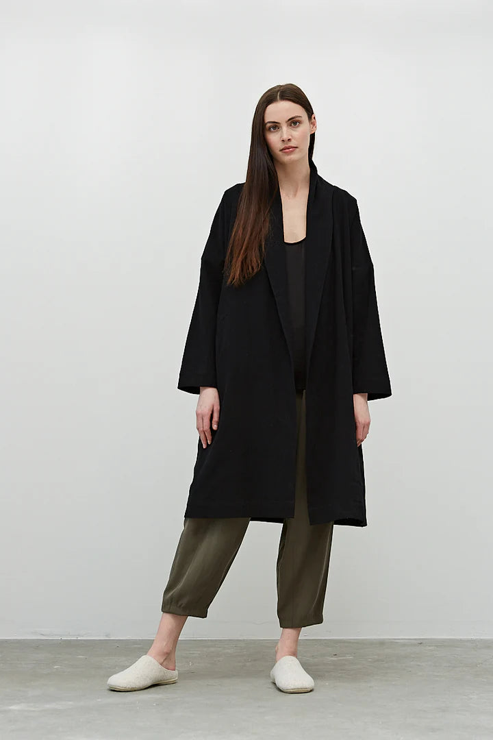 Wyatt Shawl Collar Cotton Coat