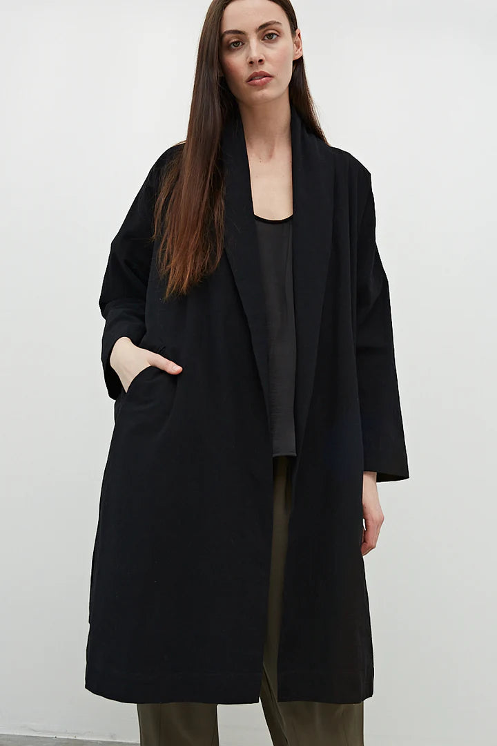 Wyatt Shawl Collar Cotton Coat