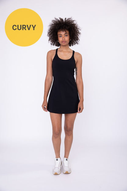 Curvy Macrame Racerback Dress