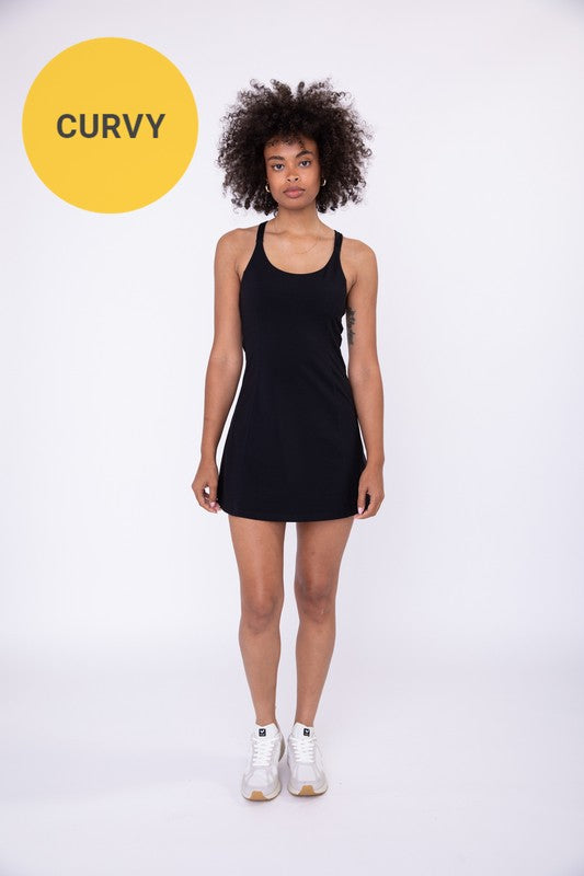 Curvy Macrame Racerback Dress