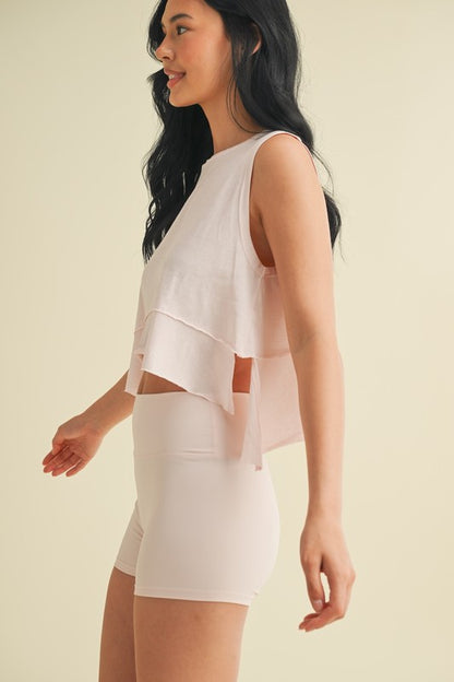 Perfect Layer Sleeveless Top (Light Pink)