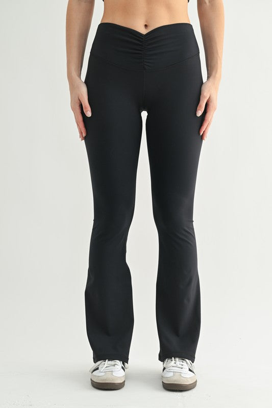 Venice Scrunch Waist Flared Pants