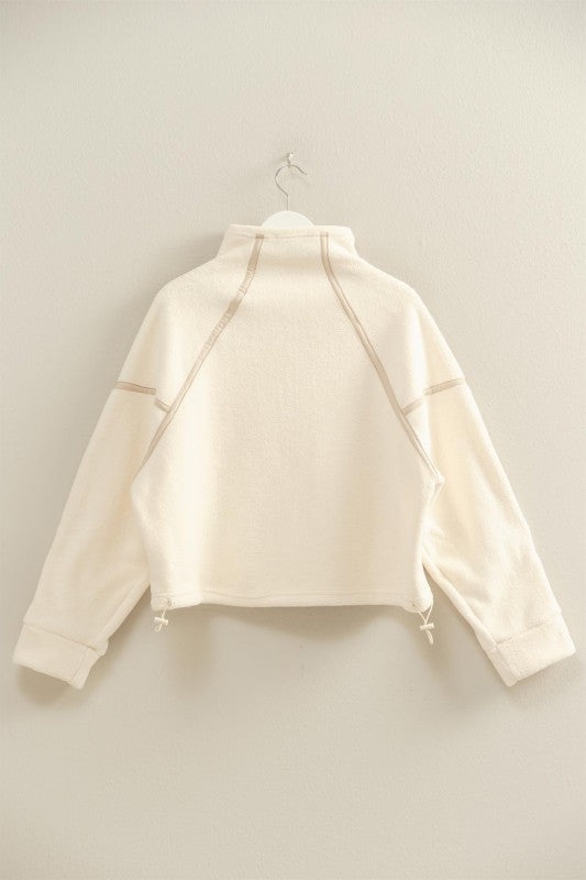 Fleece Half-zip Pullover Jacket