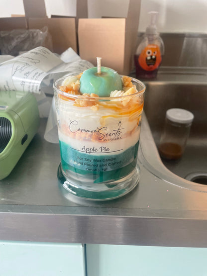 Apple Pie à la Mode 8oz Dessert Candle