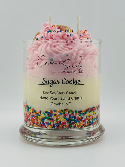 Sugar Cookie 8oz Dessert Candle