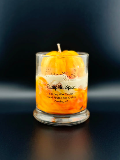 Pumpkin Spice 8oz Dessert Candle