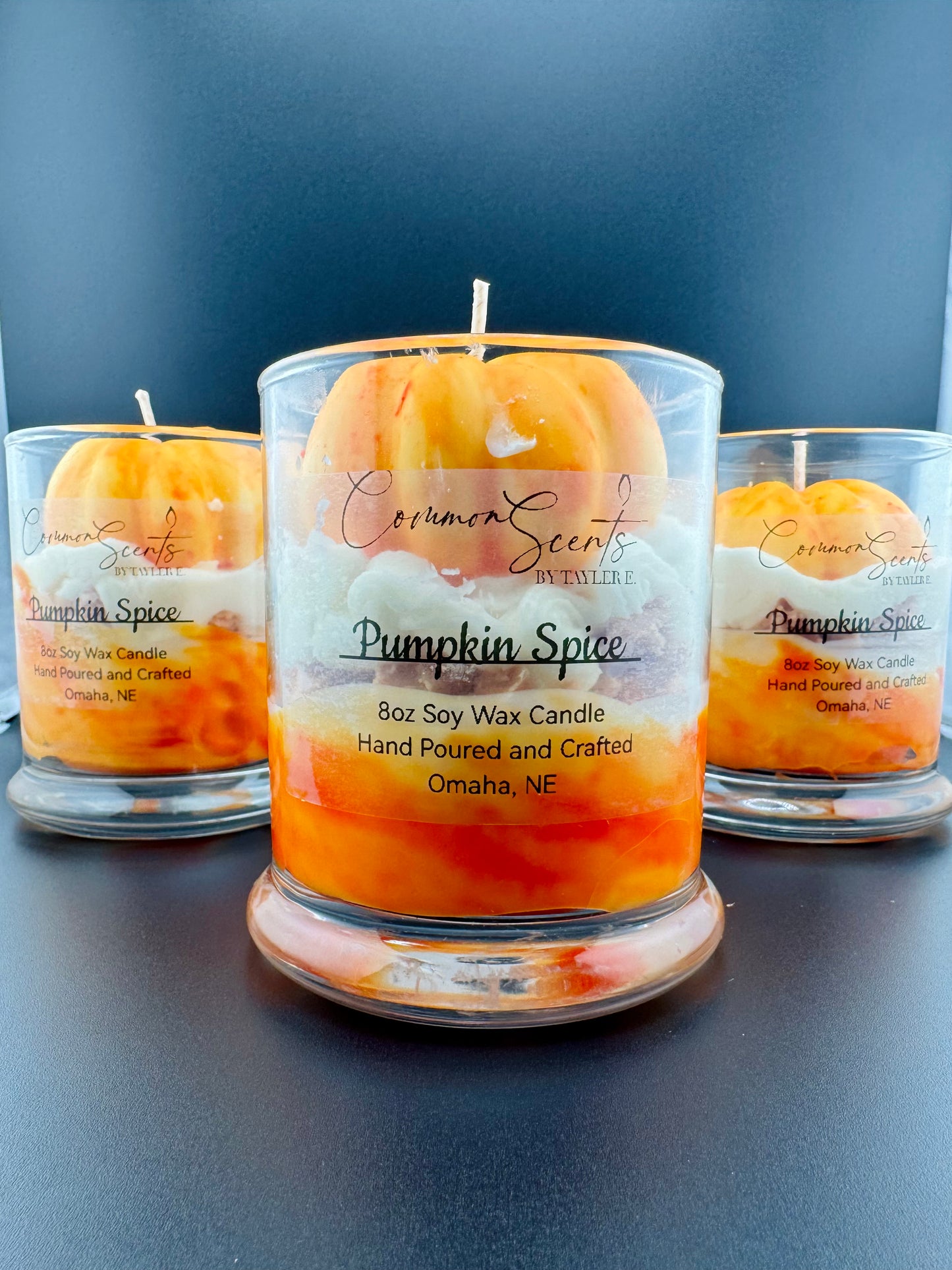 Pumpkin Spice 8oz Dessert Candle