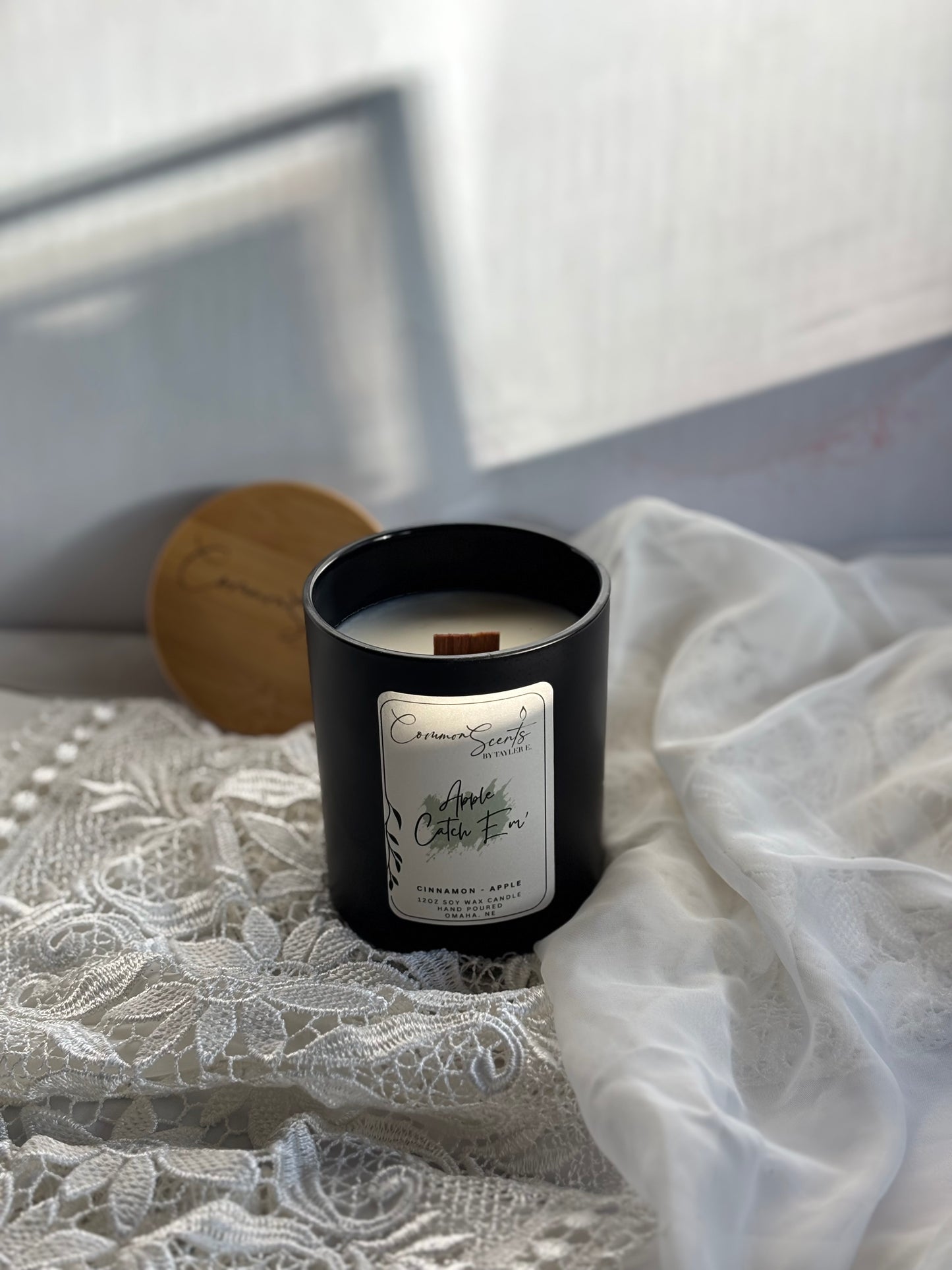 Soft Crackling Wood Wick Soy Wax Candle (Fall Collection)