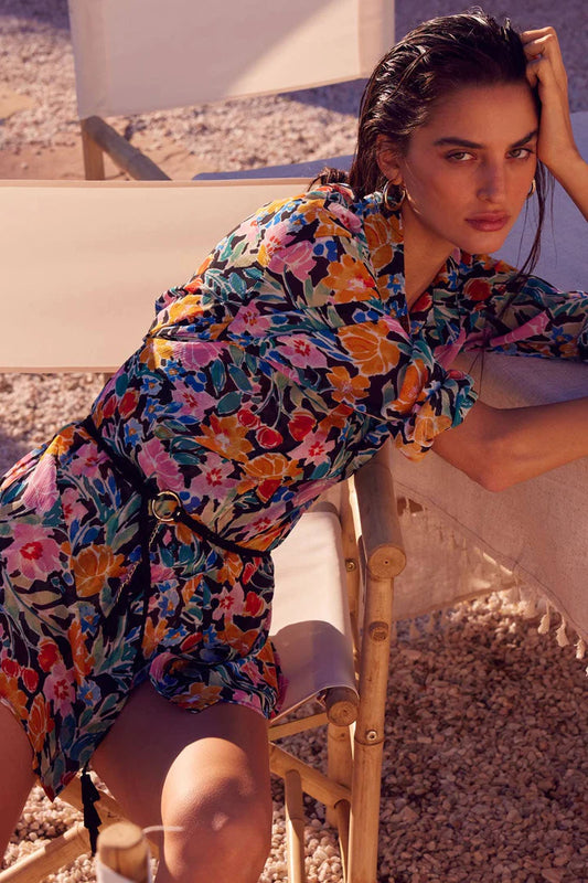 Liz Floral Skort Romper