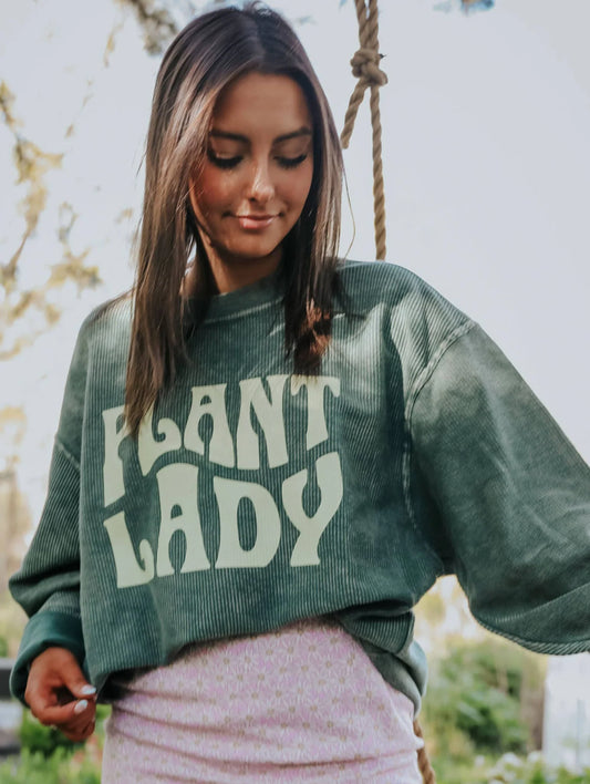 Plant Lady Corded Sweatshirt