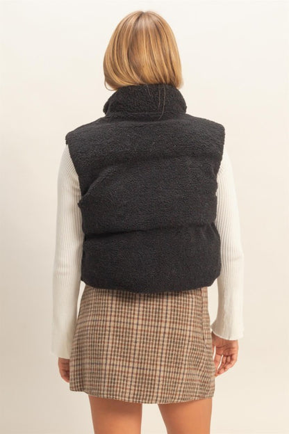 Teddy Fur Puffer Vest